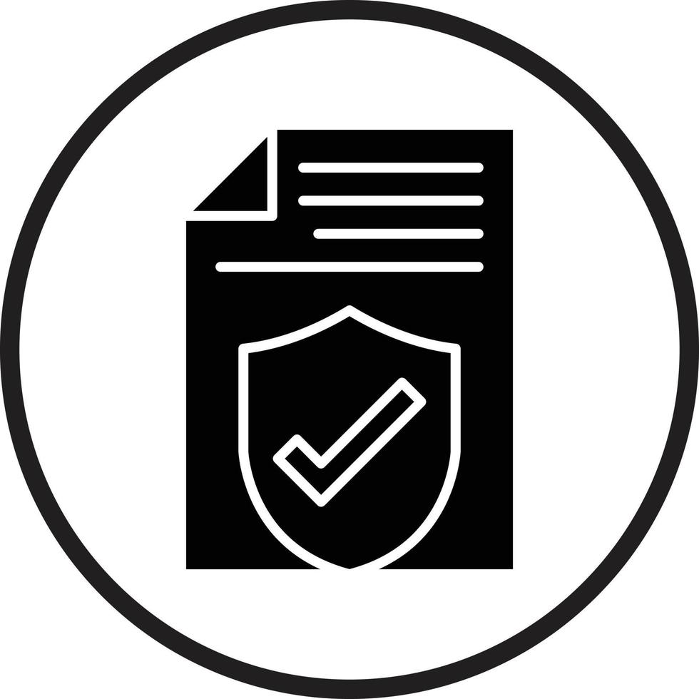 Legal Document Vector Icon Design