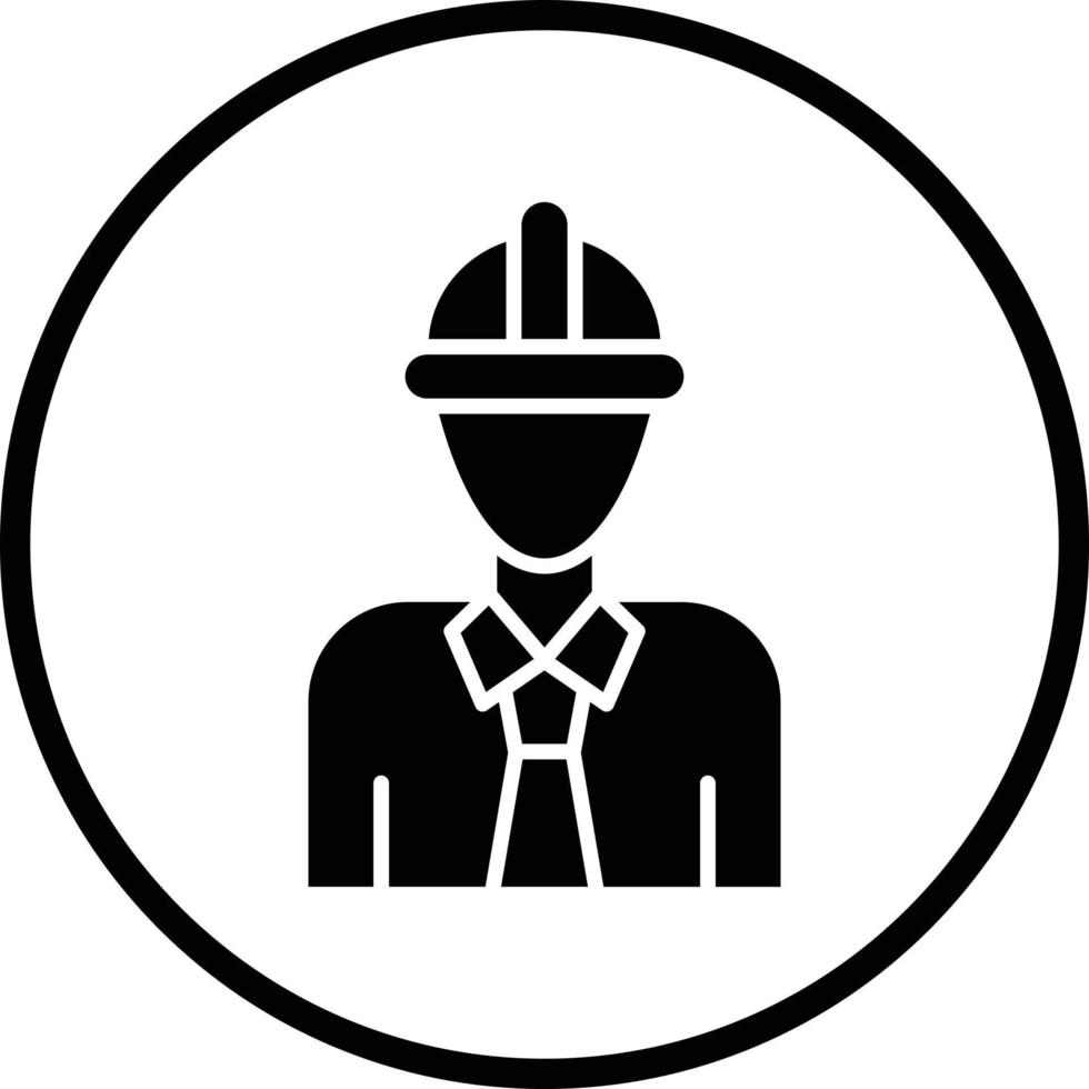 Foreman Vector Icon Design