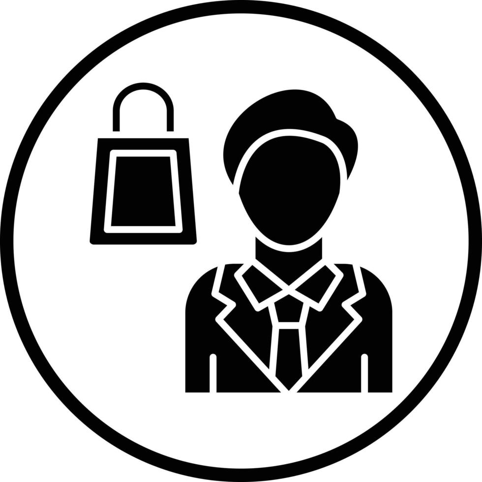 Customer Vector Icon Design