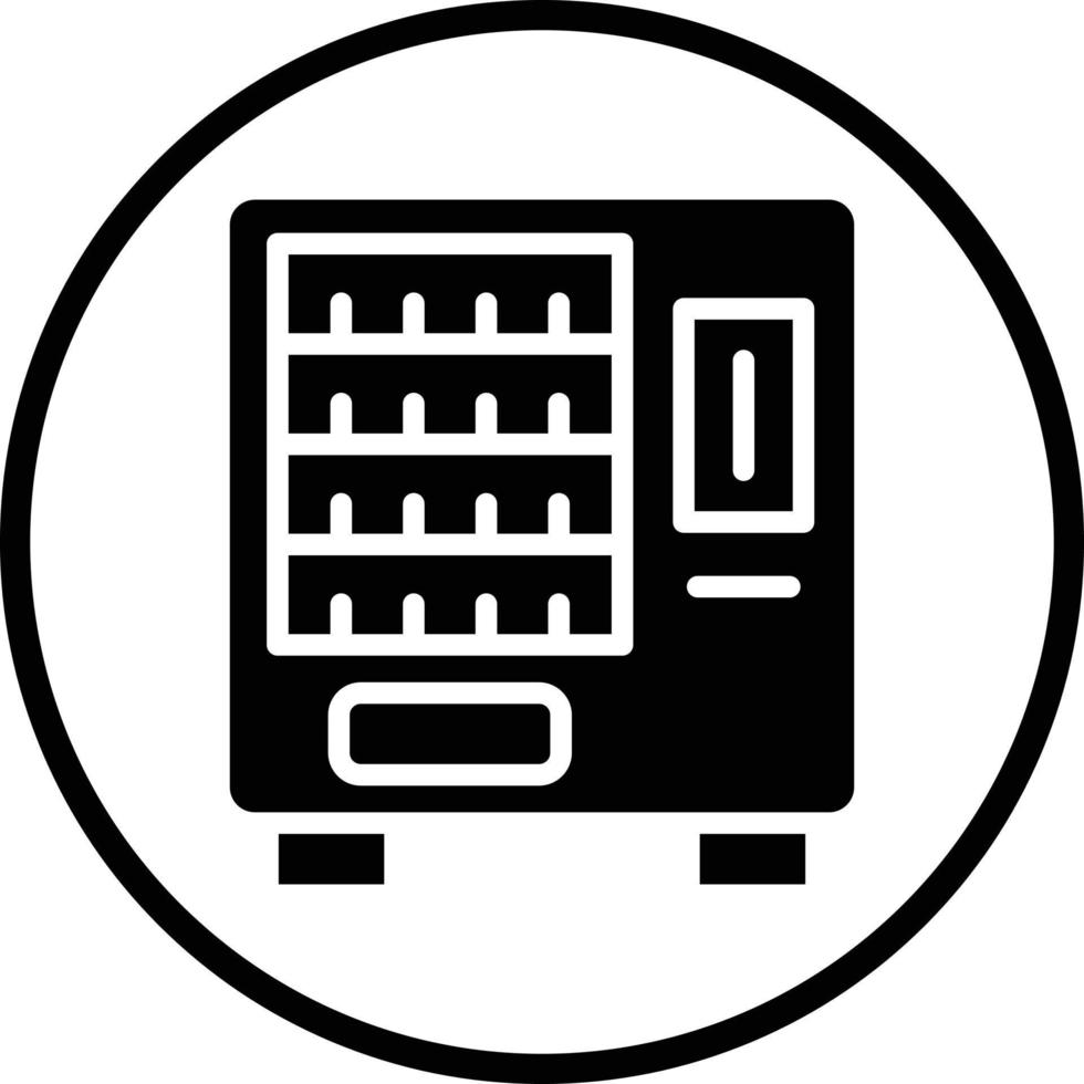 Vending Machine Vector Icon Design