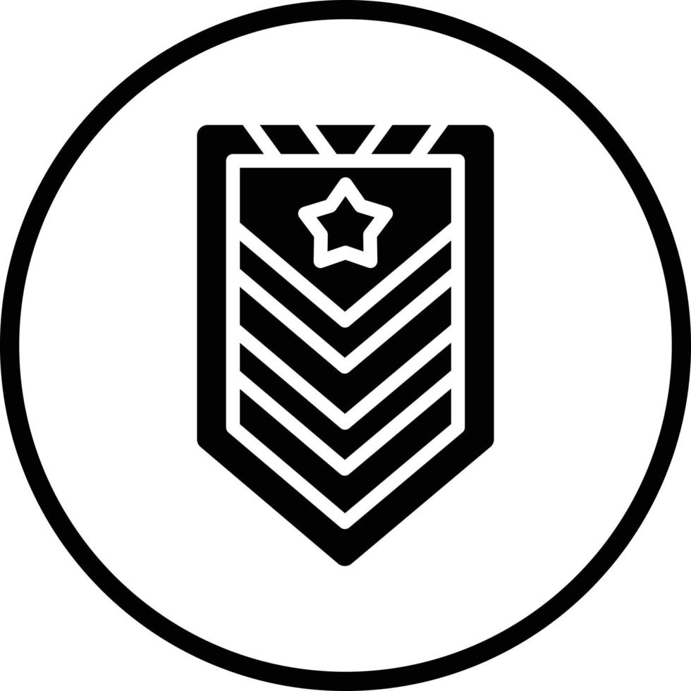 Army Chevron Vector Icon Design