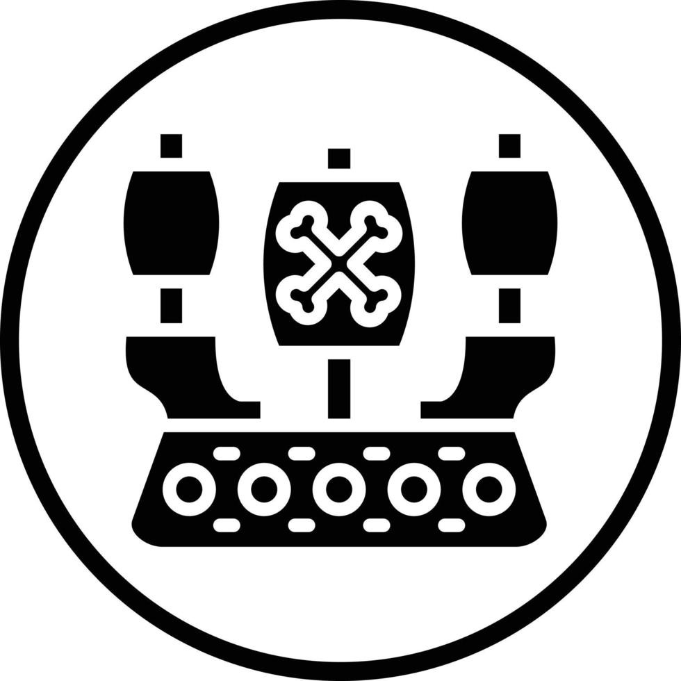 Galleon Vector Icon Design