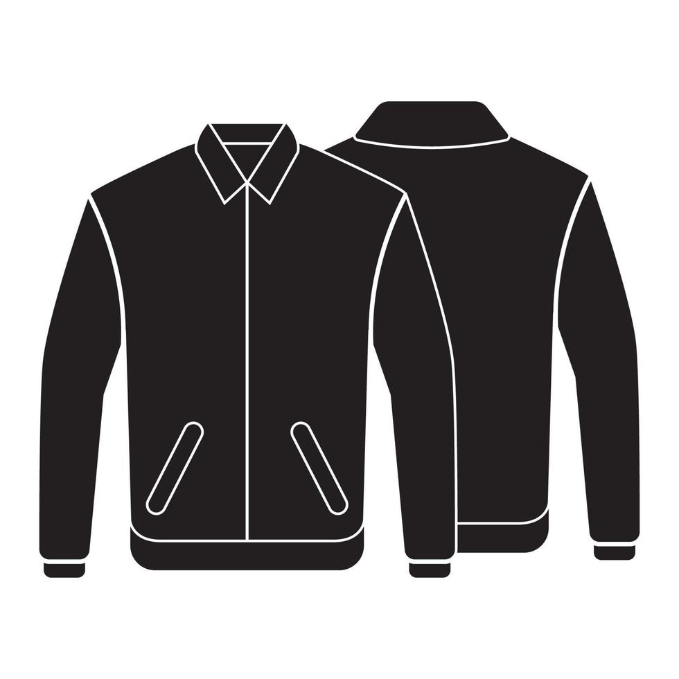 Jacket symbol icon,logo illustration design template. vector