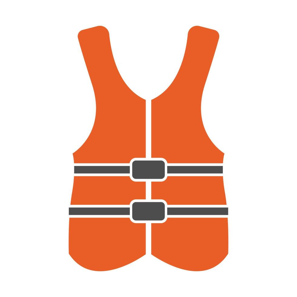 Life Jacket icon design vector