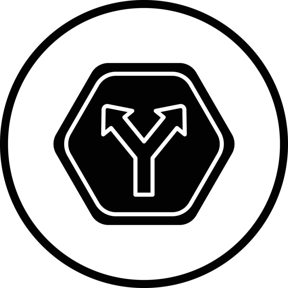 Intersection Vector Icon Design