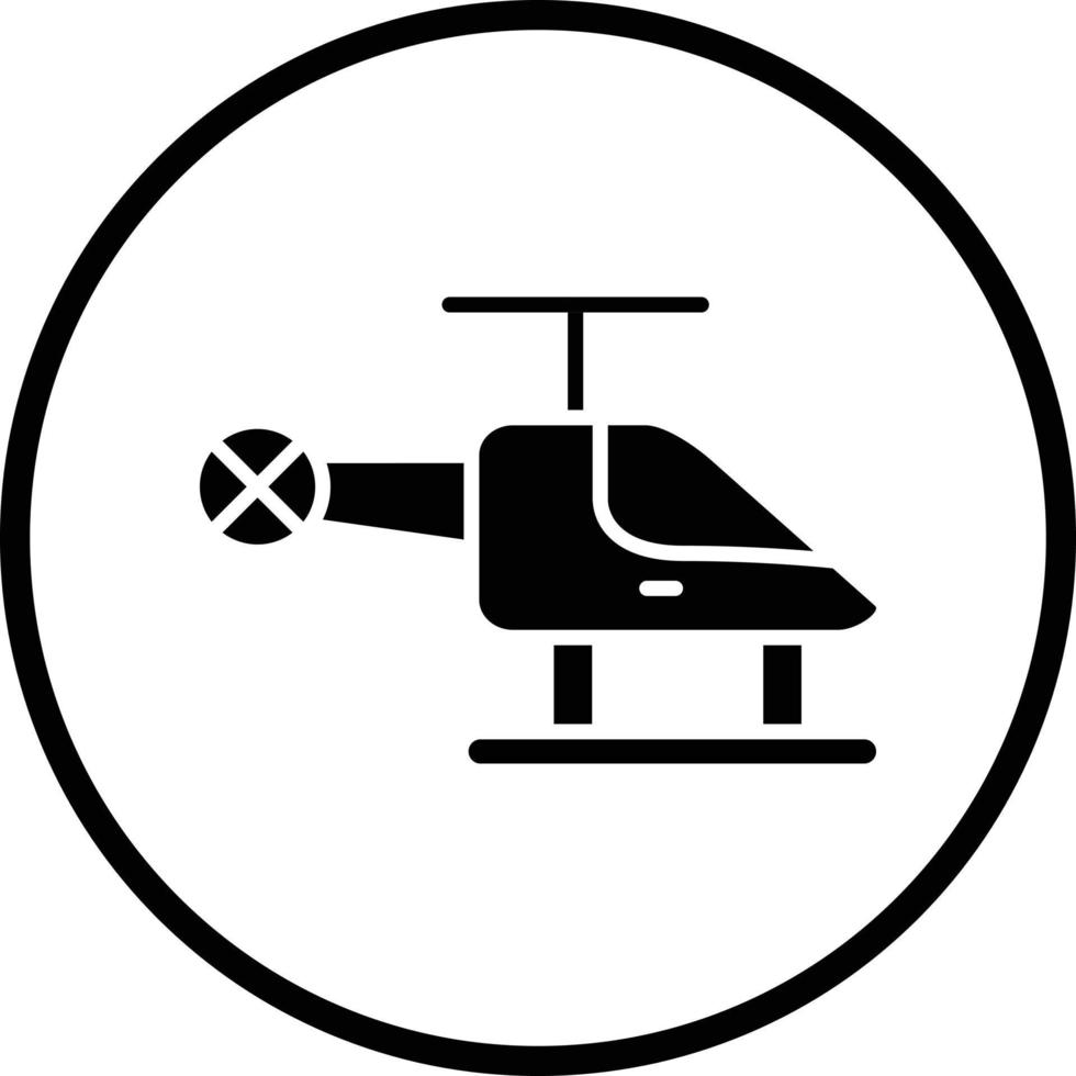 diseño de icono de vector de helicóptero