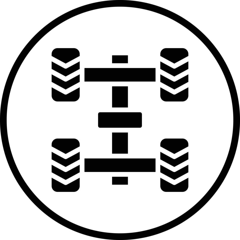 Chassis Vector Icon Design