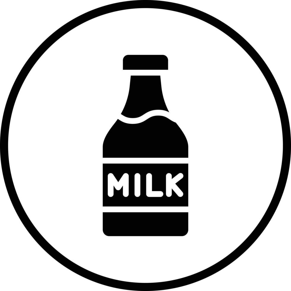 diseño de icono de vector de leche