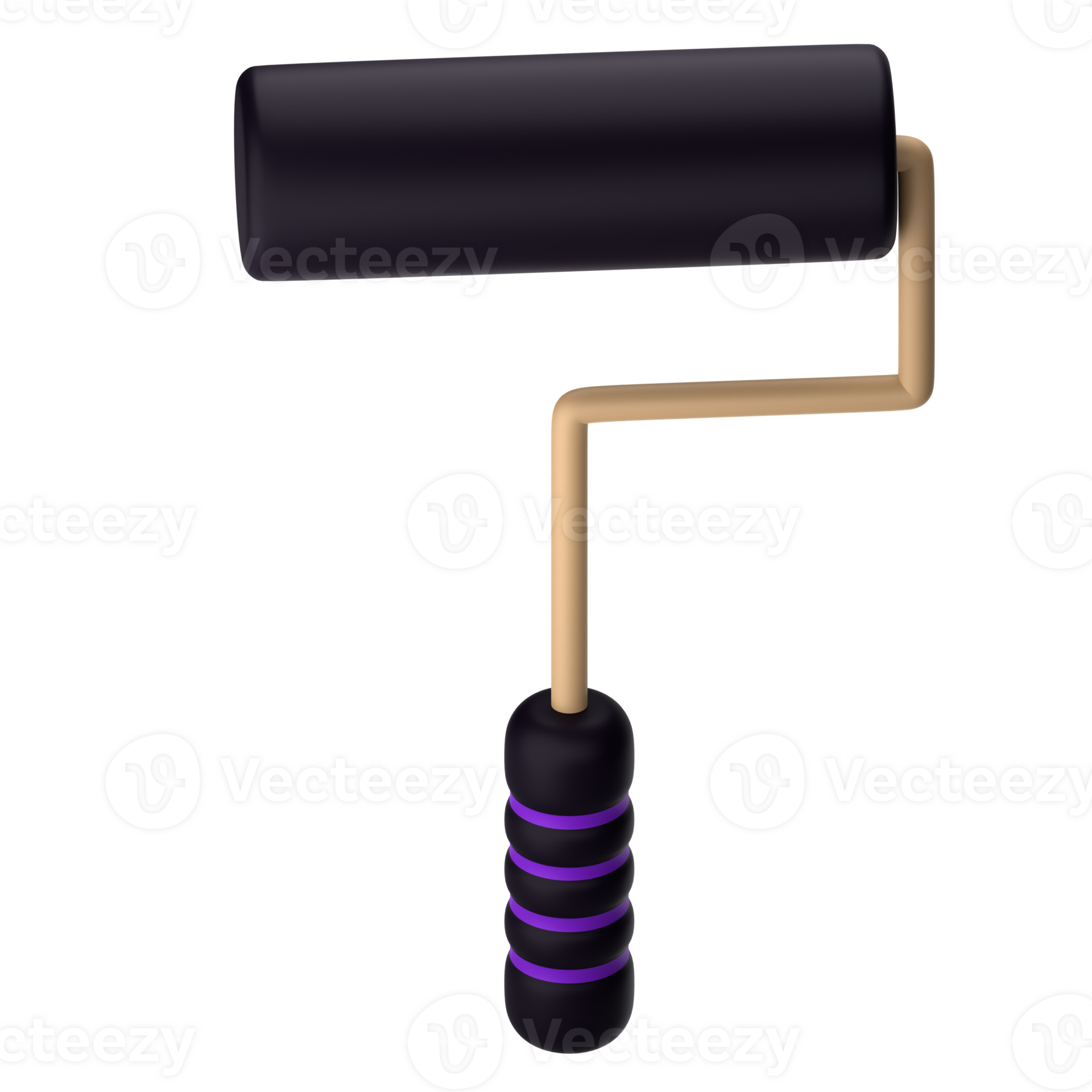 3D Illustration Paint Roller 22796961 PNG