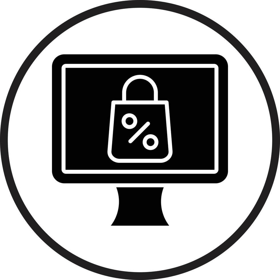 Online Sale Vector Icon Design
