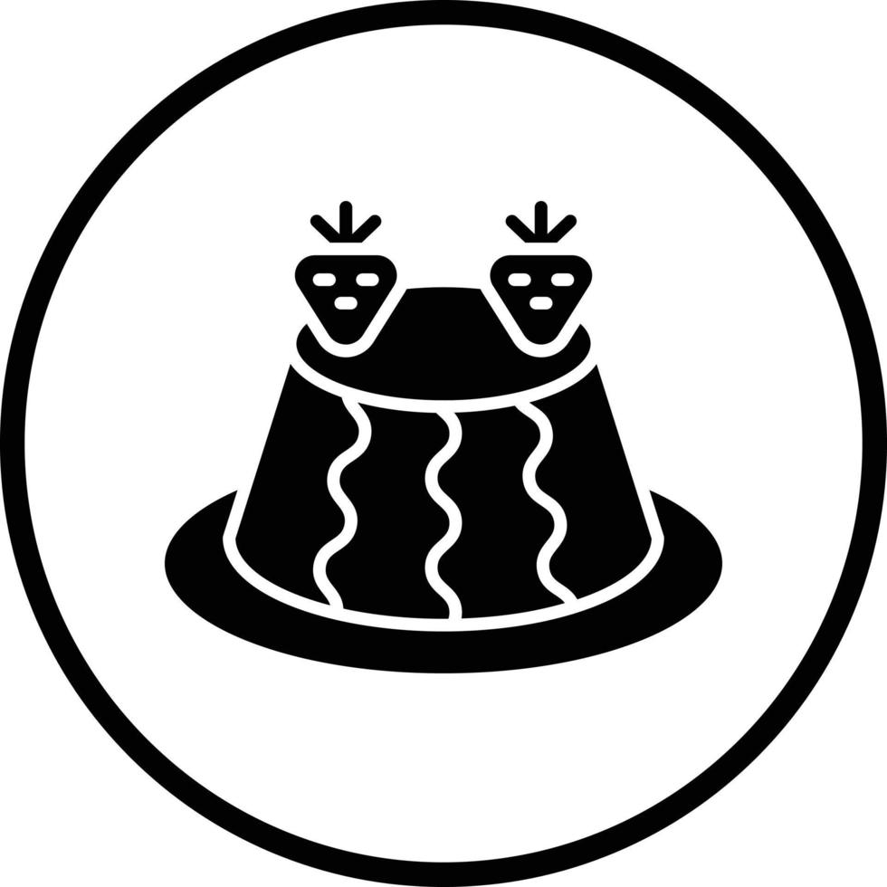 Pudding Vector Icon Design