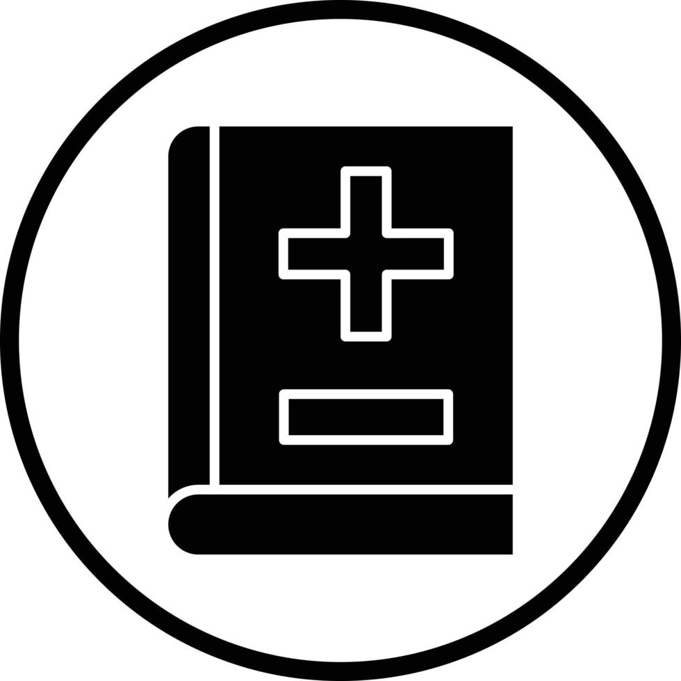 diseño de icono de vector de libro médico