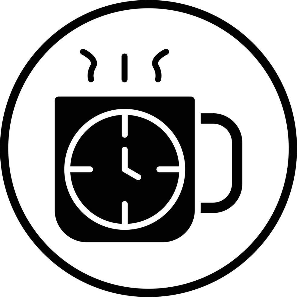 Coffee Time Vector Icon Design