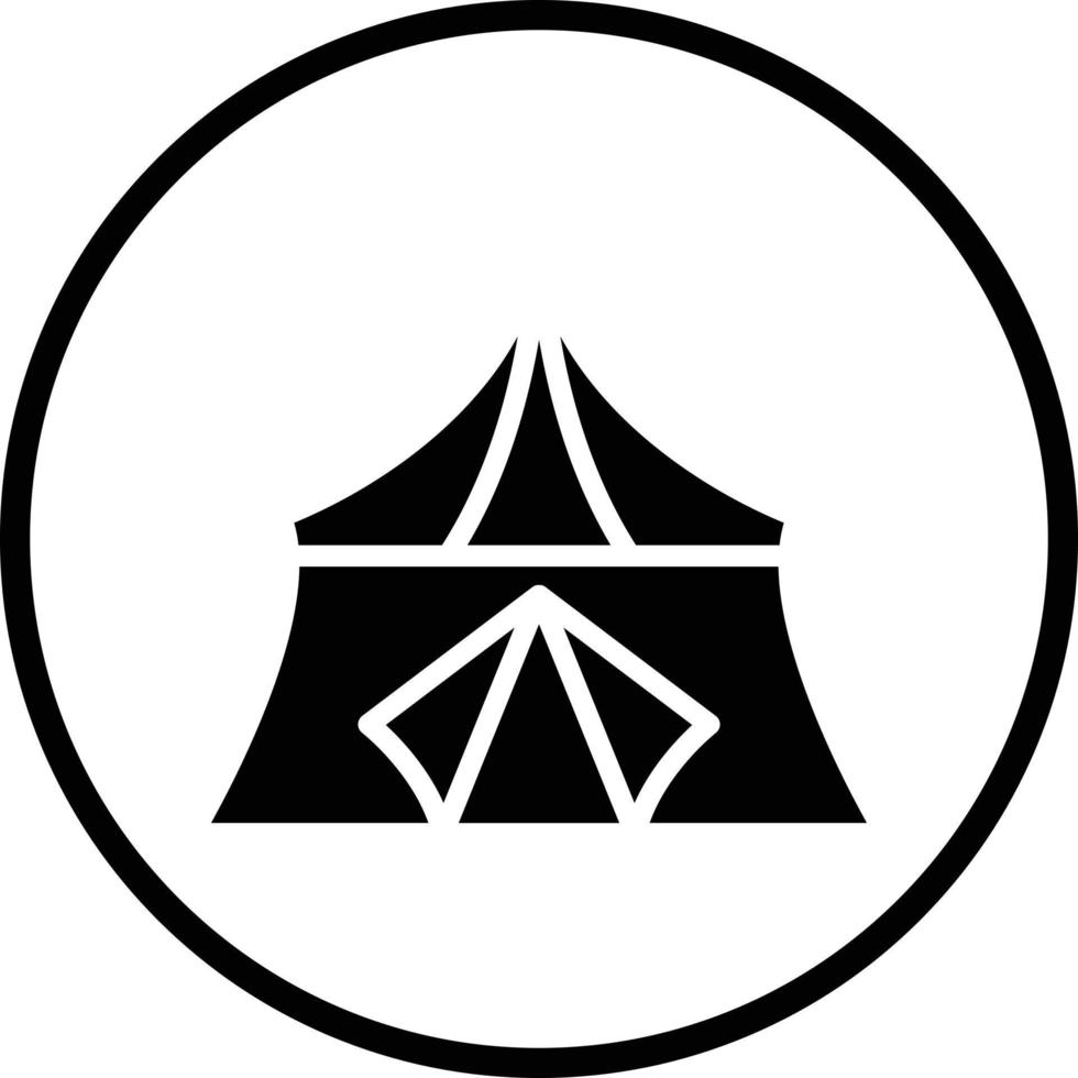 Tent Vector Icon Design