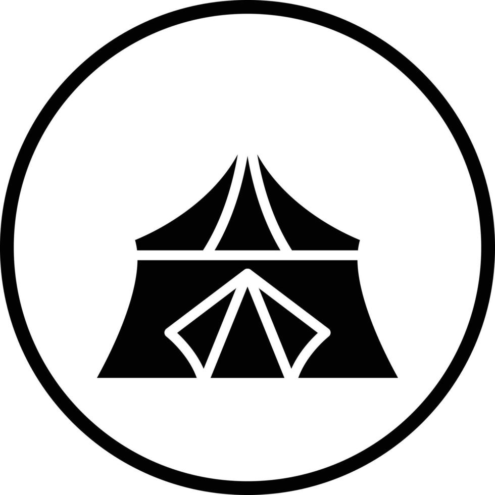 Tent Vector Icon Design