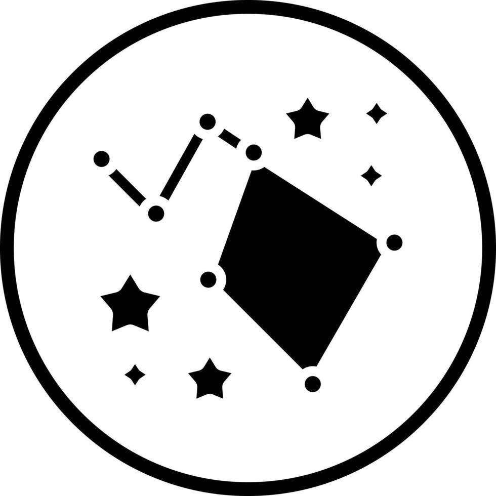 Big Dipper Vector Icon Design