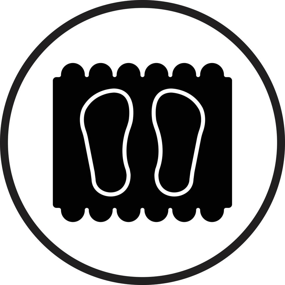 Door Mat Vector Icon Design