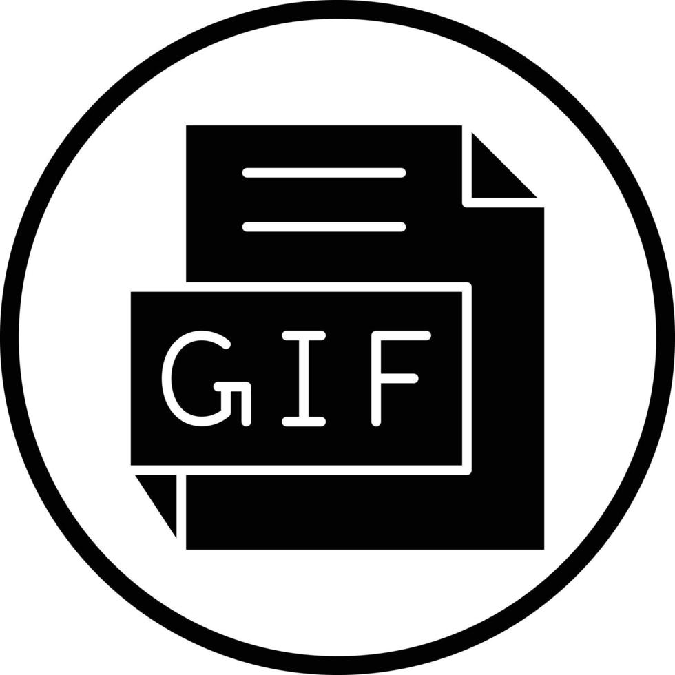 GIF Vector Icon Design