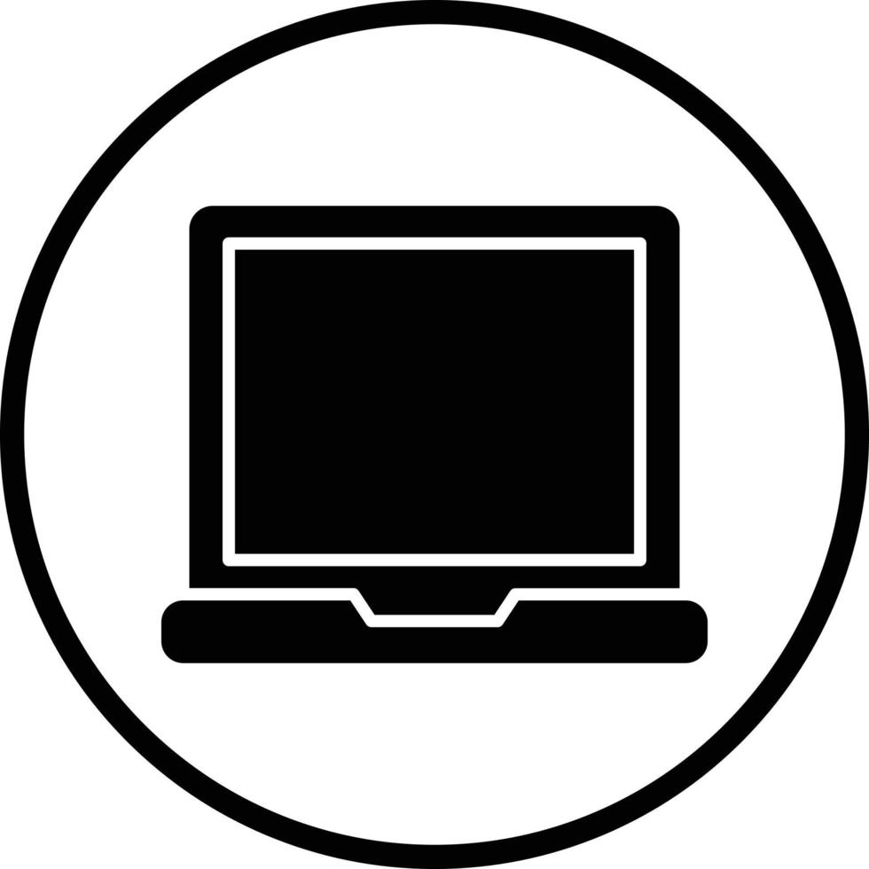 Laptop Vector Icon Design