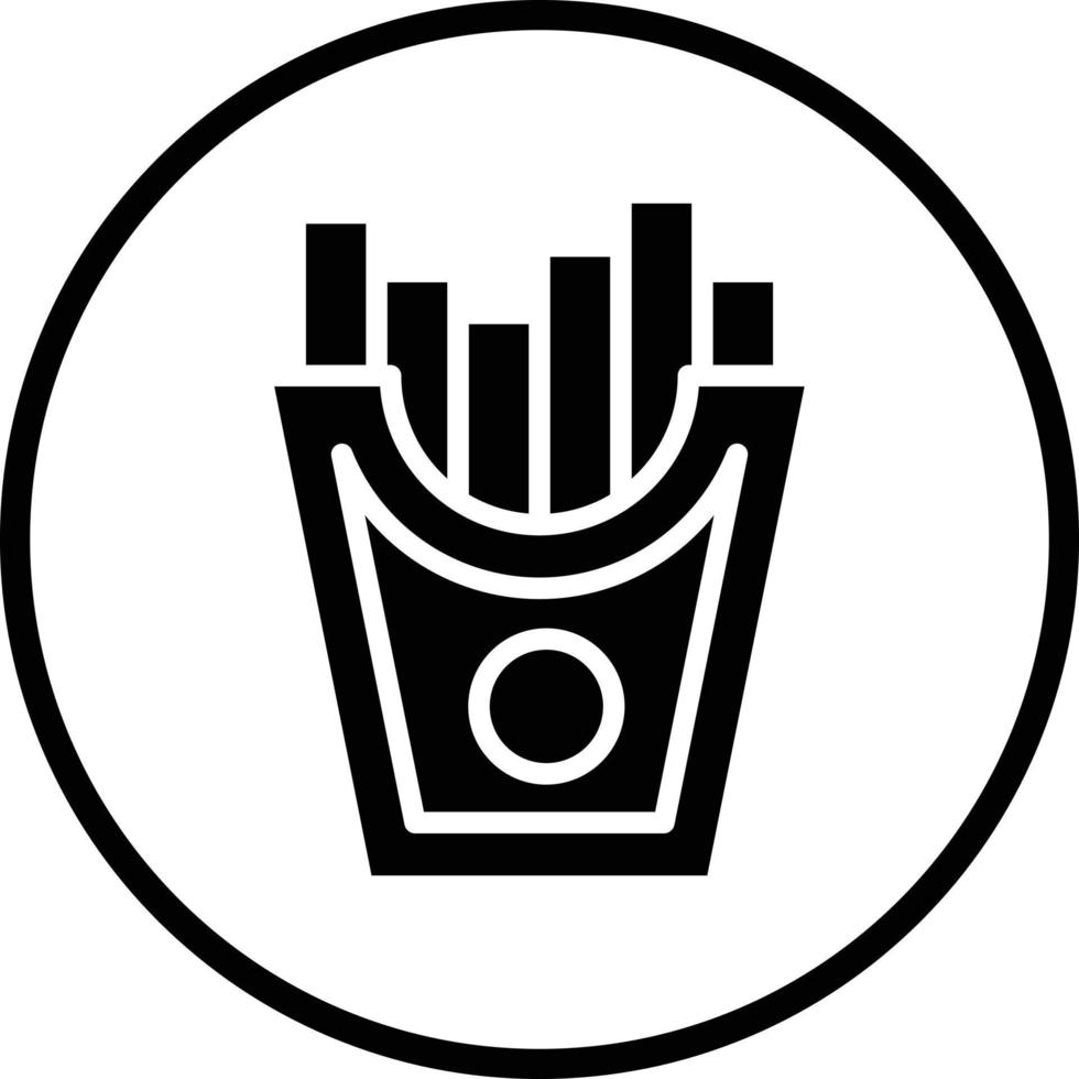 French Fries Vector Icon Design