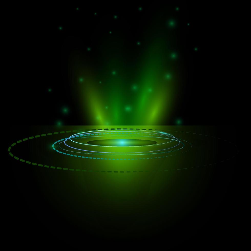 sonar laser radiation technology background vector illustration