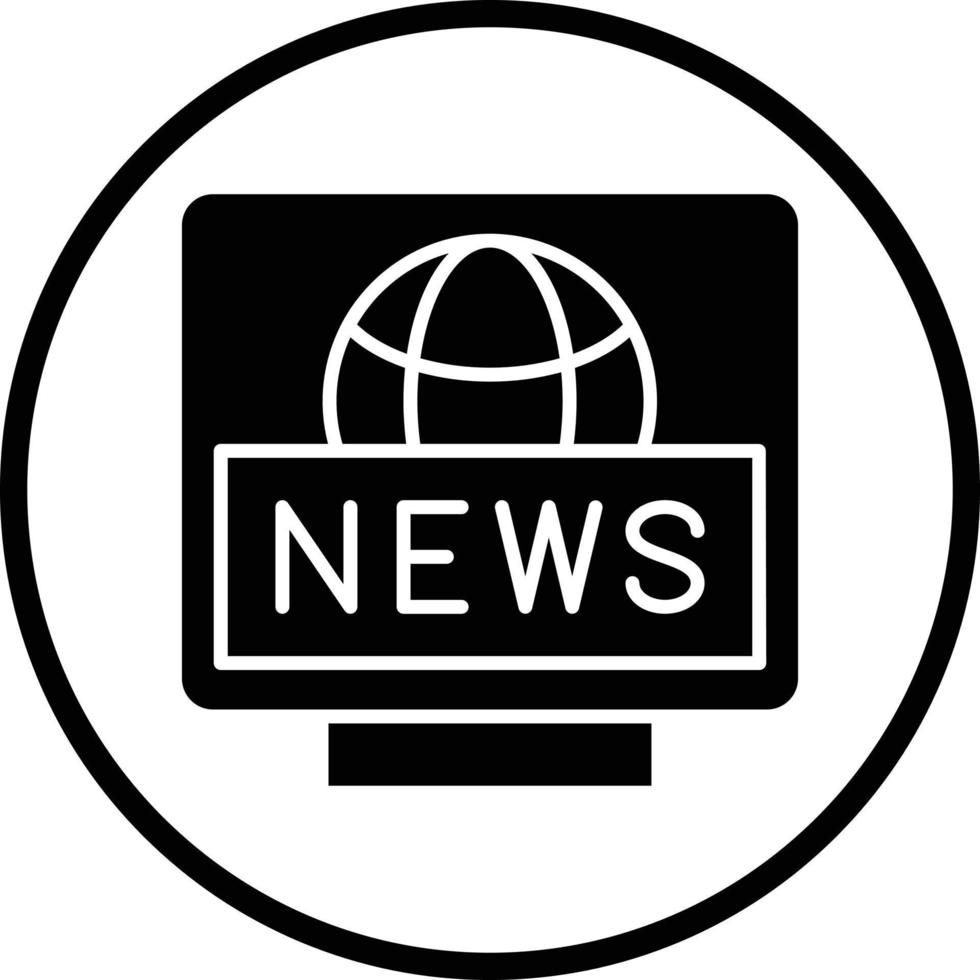 Breaking News Vector Icon Design