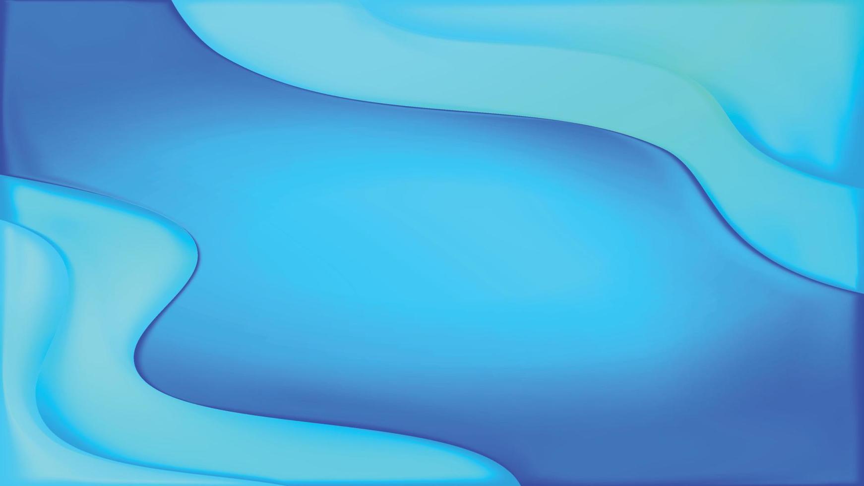 Abstract  blue Wave background vector