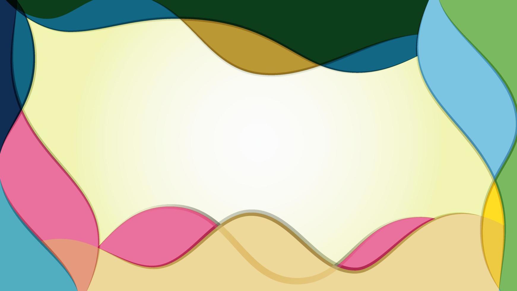 abstract creative multicolor landscape background vector