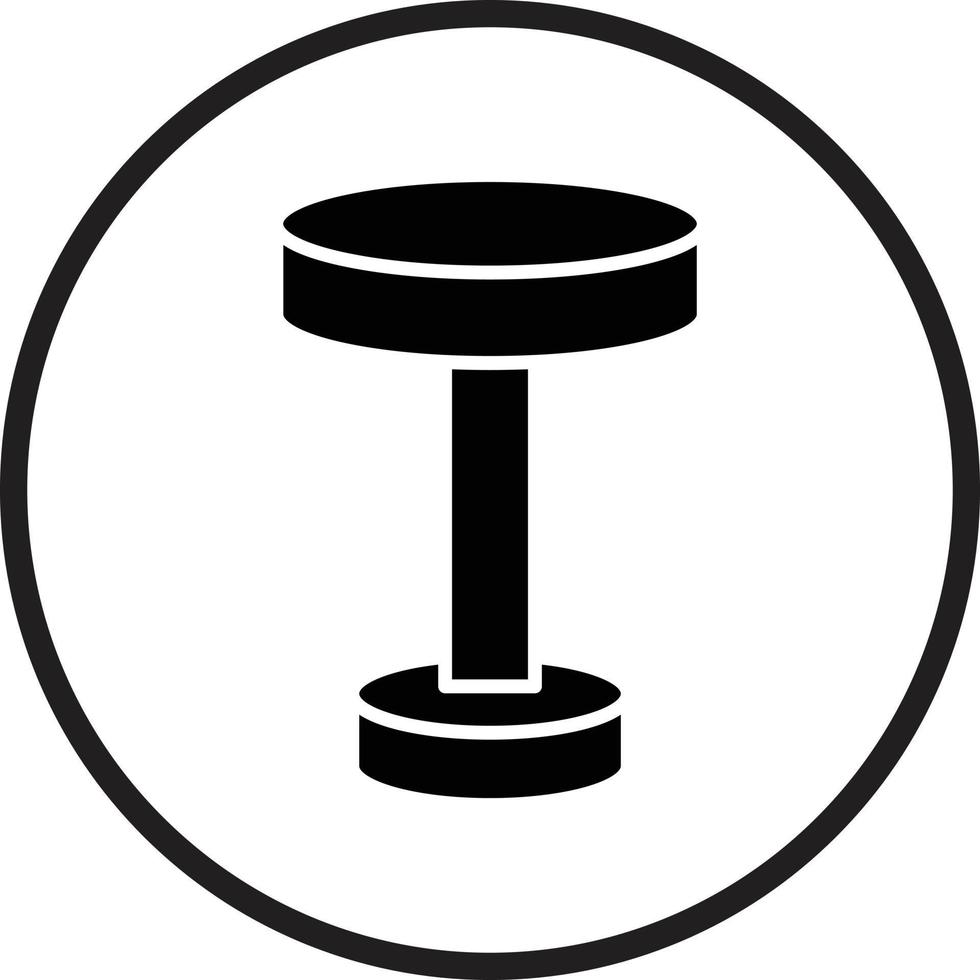 Stool Vector Icon Design