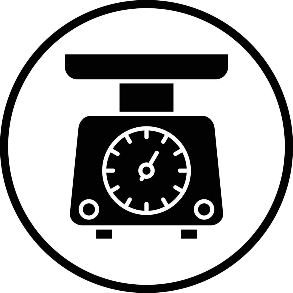 Weight Scale Vector Icon Design