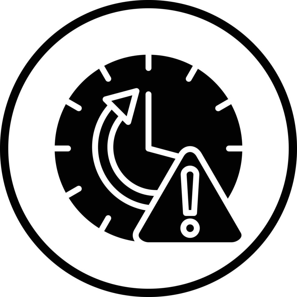 Time Alert Vector Icon Design