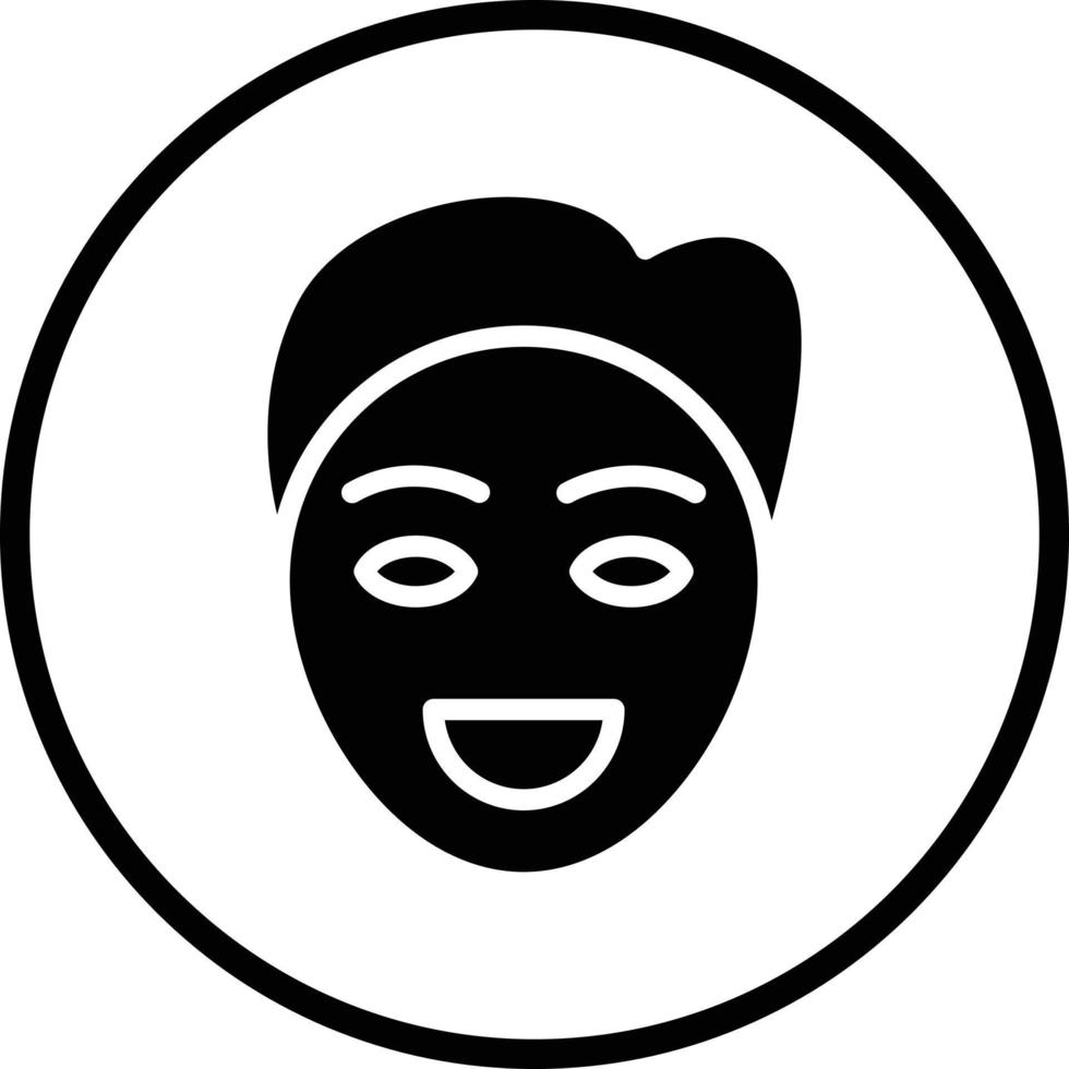 Smiling Man Vector Icon Design