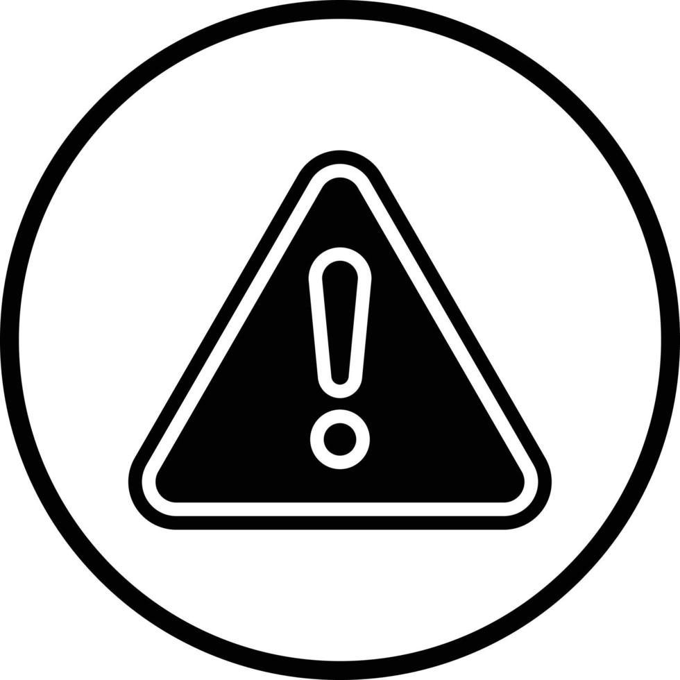 Warning Vector Icon Design