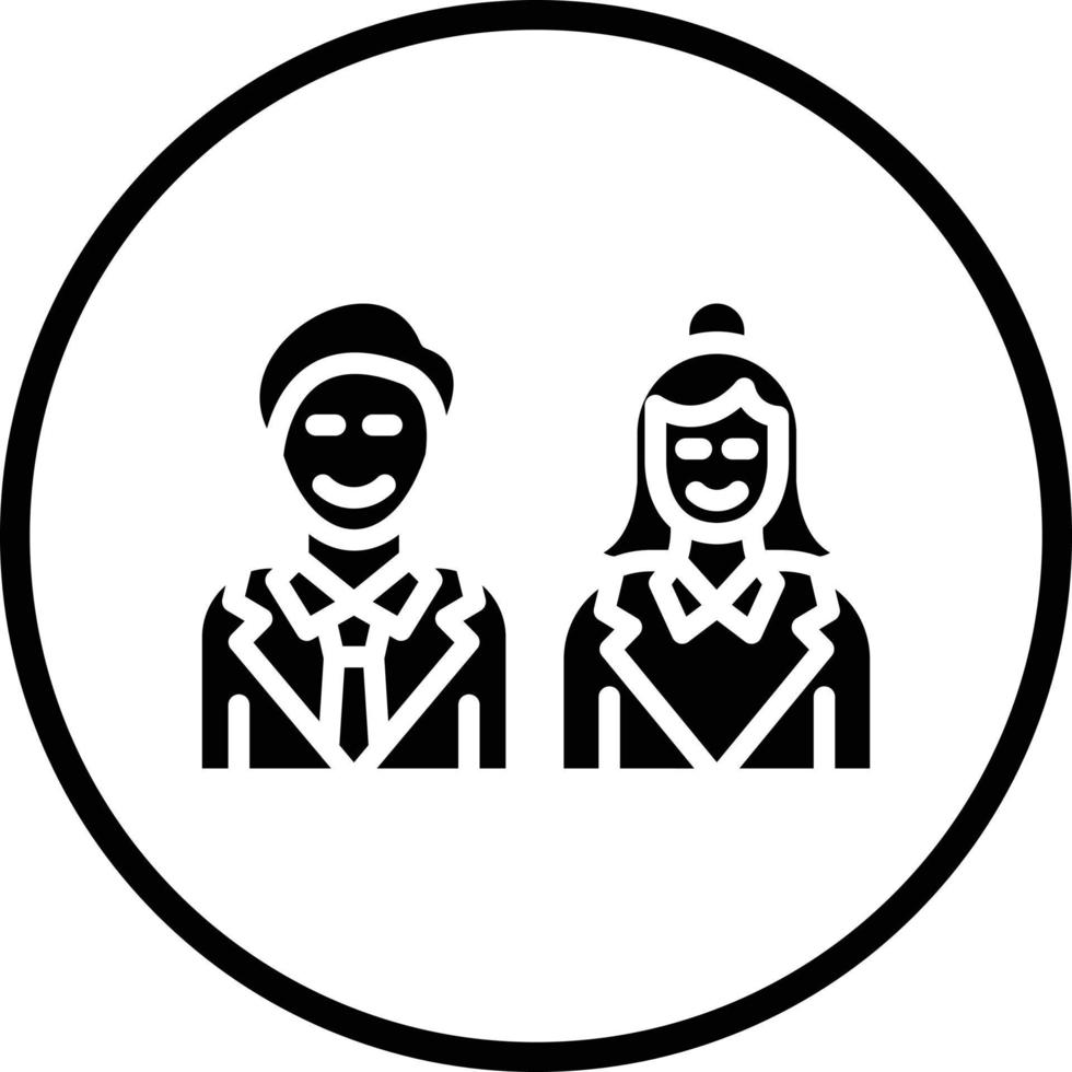 diseño de icono de vector de pareja