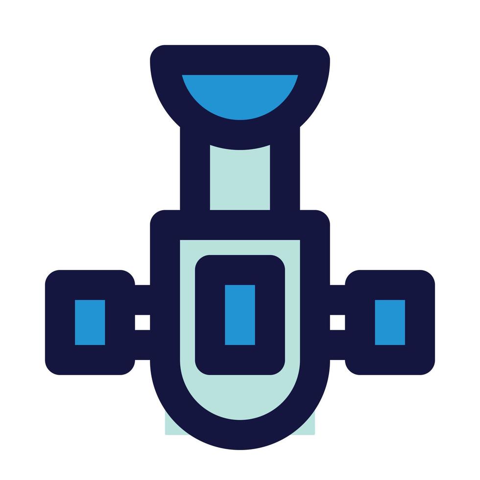satellite of network connection fill icon style vector