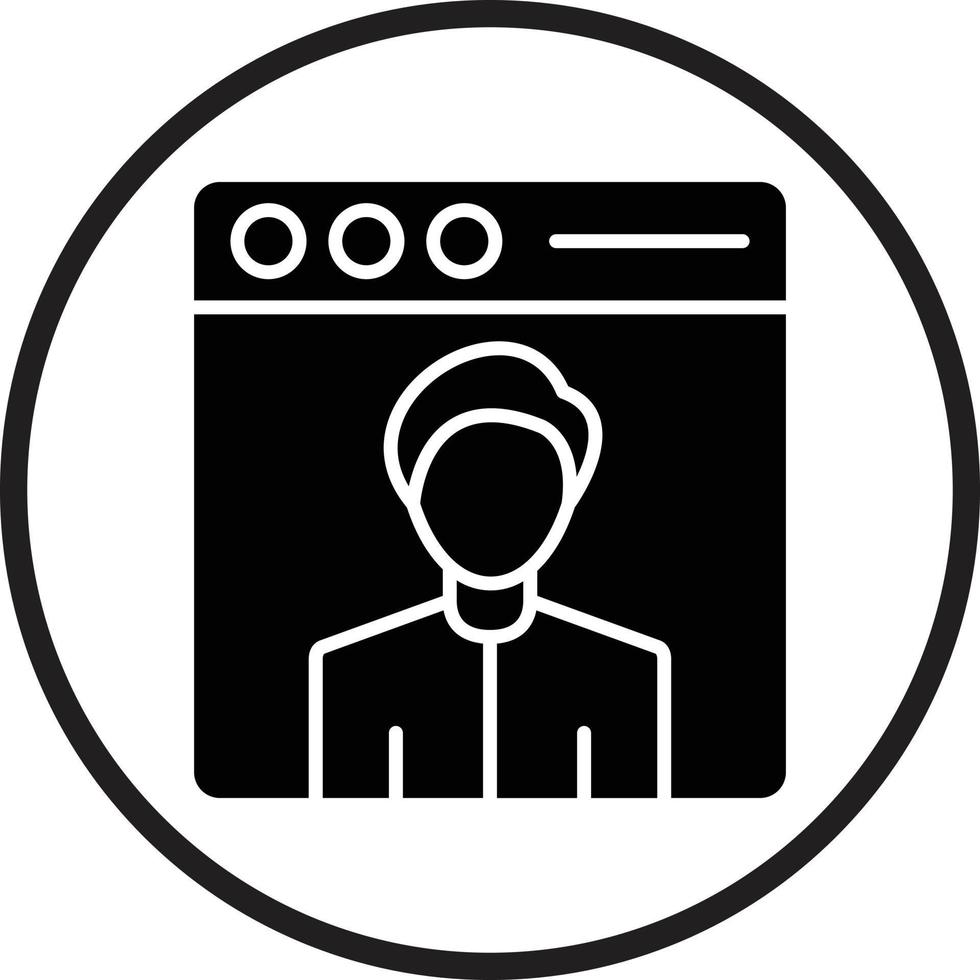 Web User Vector Icon Design