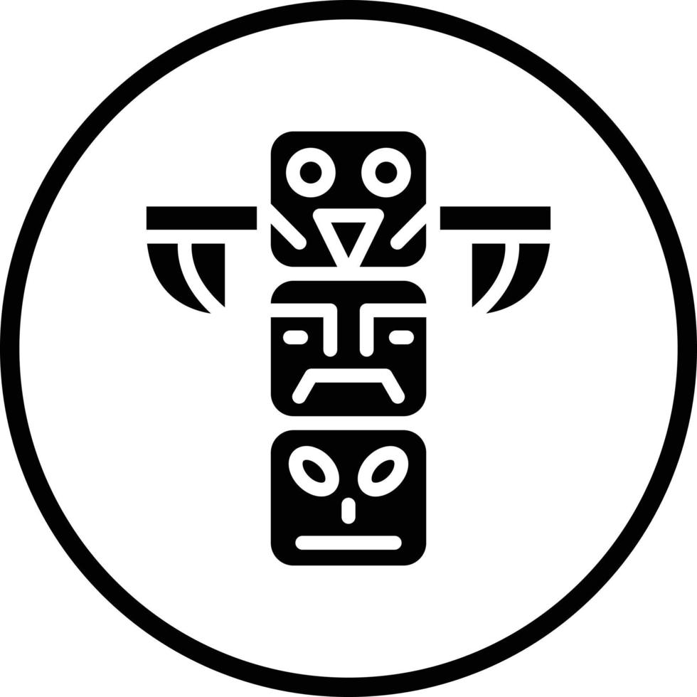 Totem Vector Icon Design