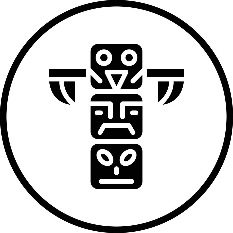 Totem Vector Icon Design