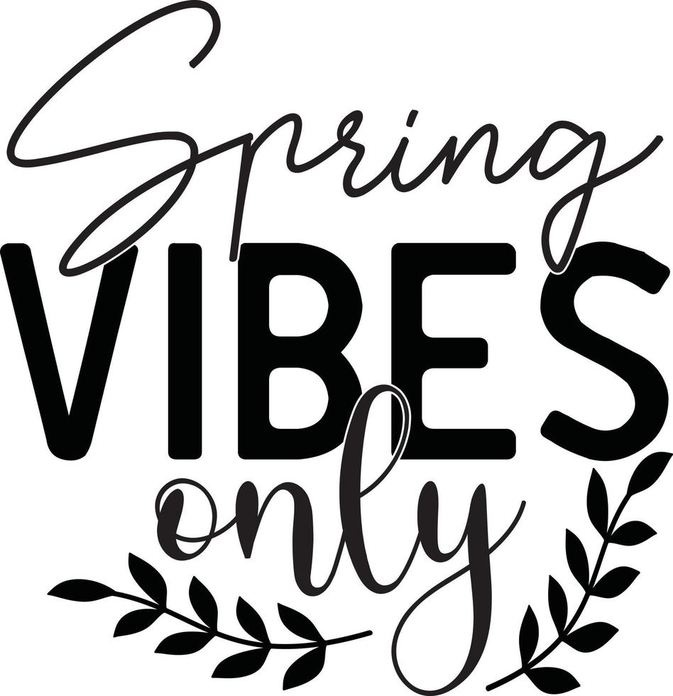Spring Quotes Design vector