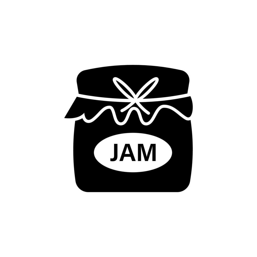 dessert, jam, sweet vector icon