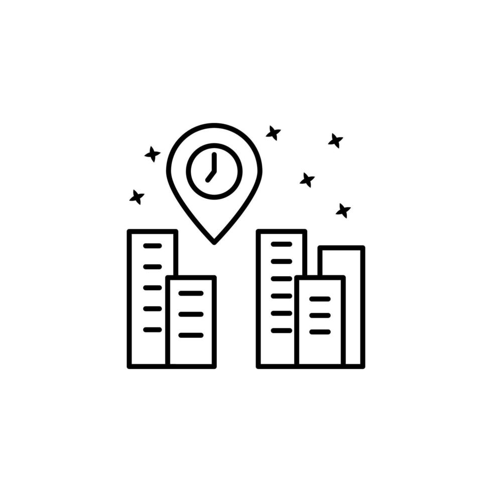 Building navigator vector icon