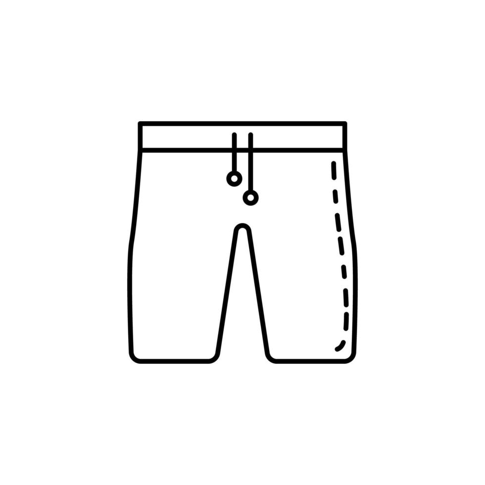 shorts dusk style vector icon