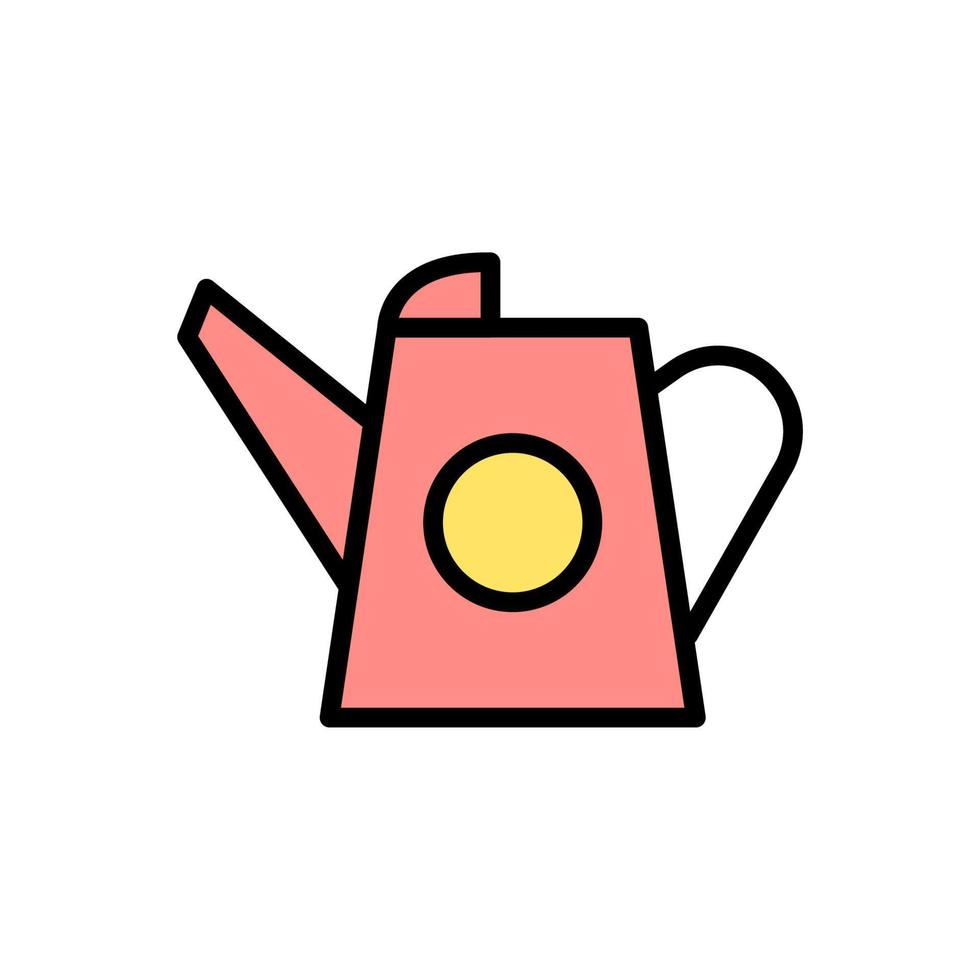 Watering can, farm vector icon