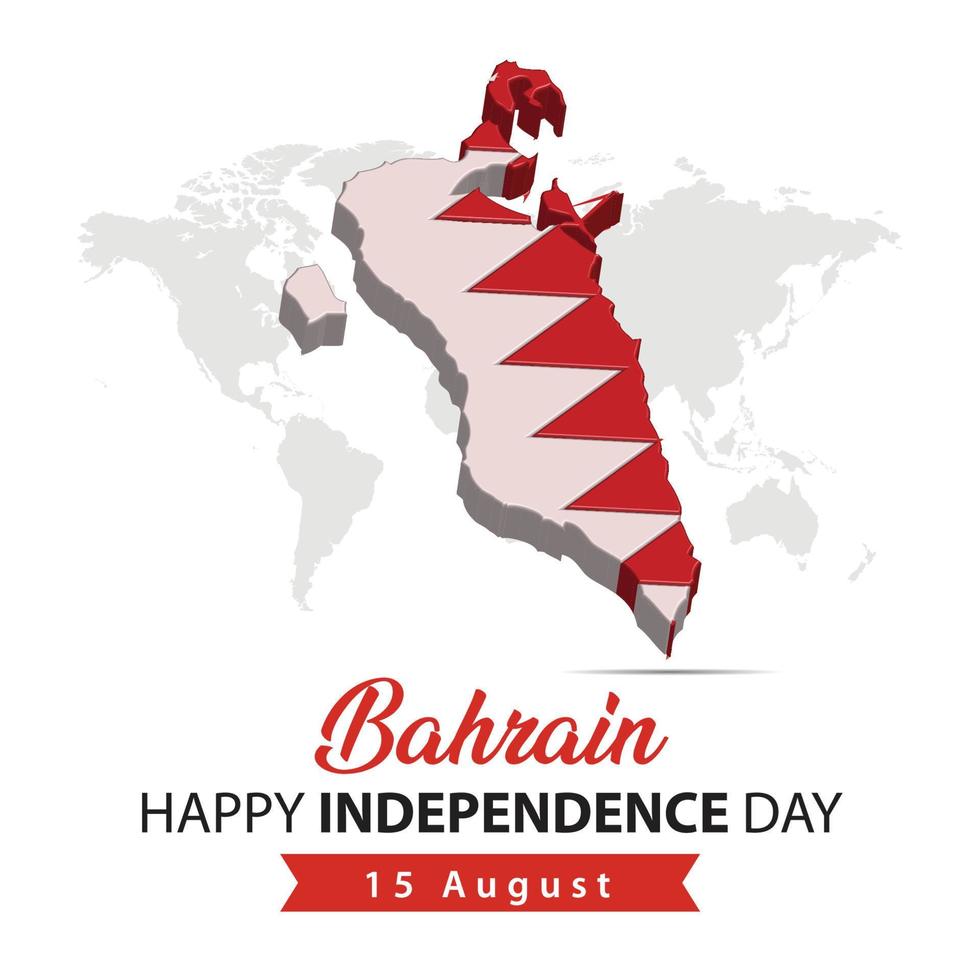 bahrain Independence Day, 3d rendering bahrain Independence Day ...