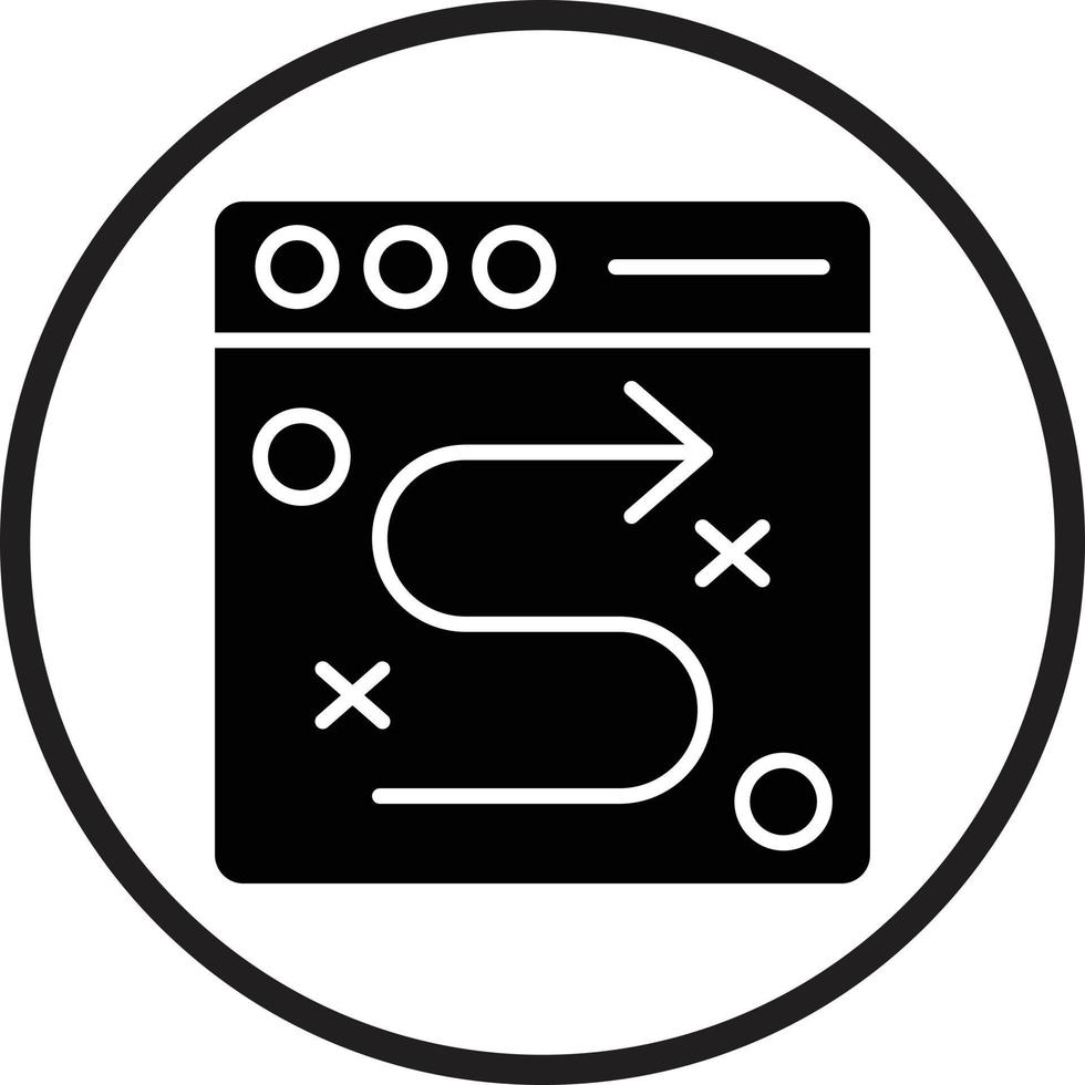 Digital Strategy Vector Icon Design