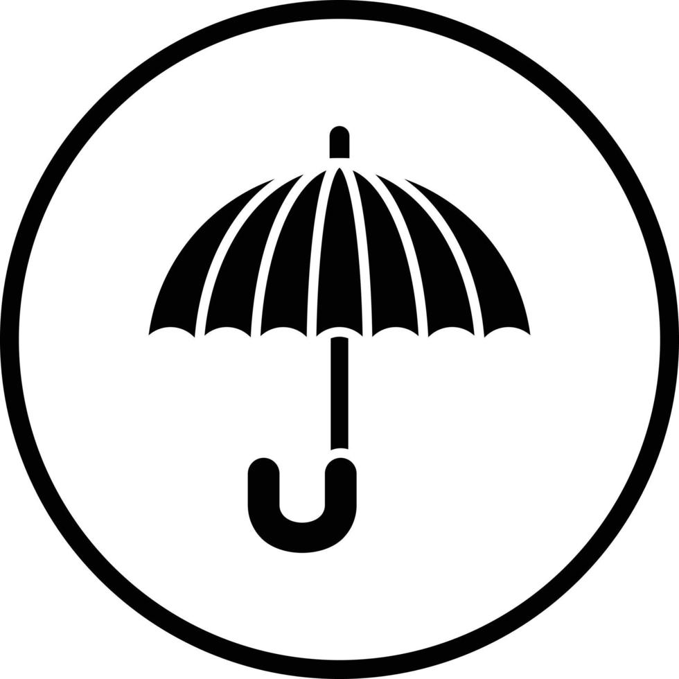 Umbrella Vector Icon Design