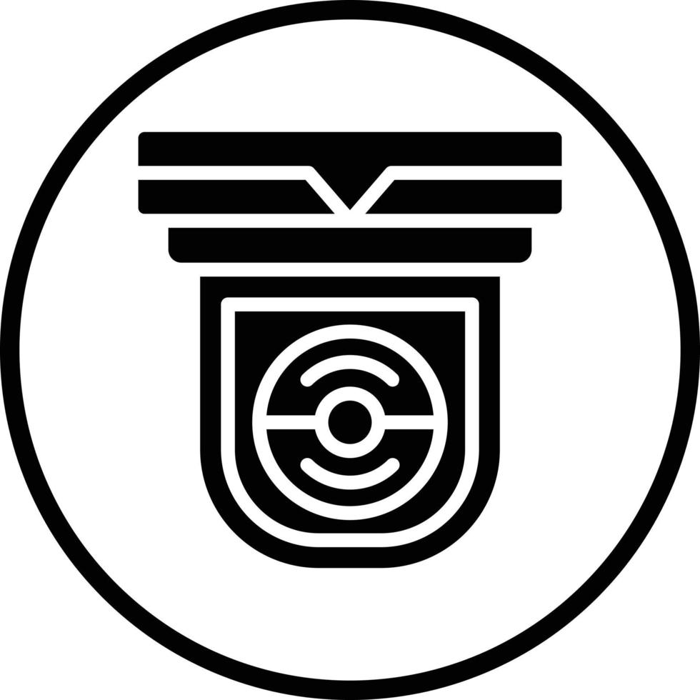 Security Camera Vector Icon Design