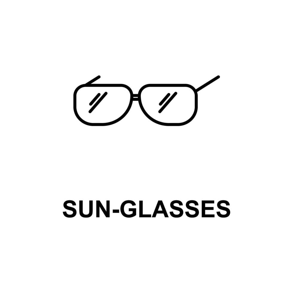 sunglasses vector icon