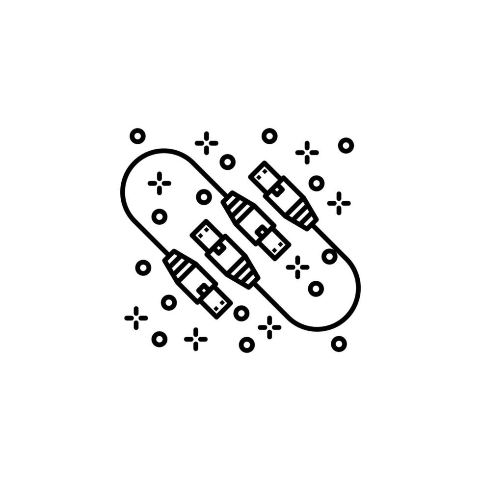 Computer lan USB vector icon