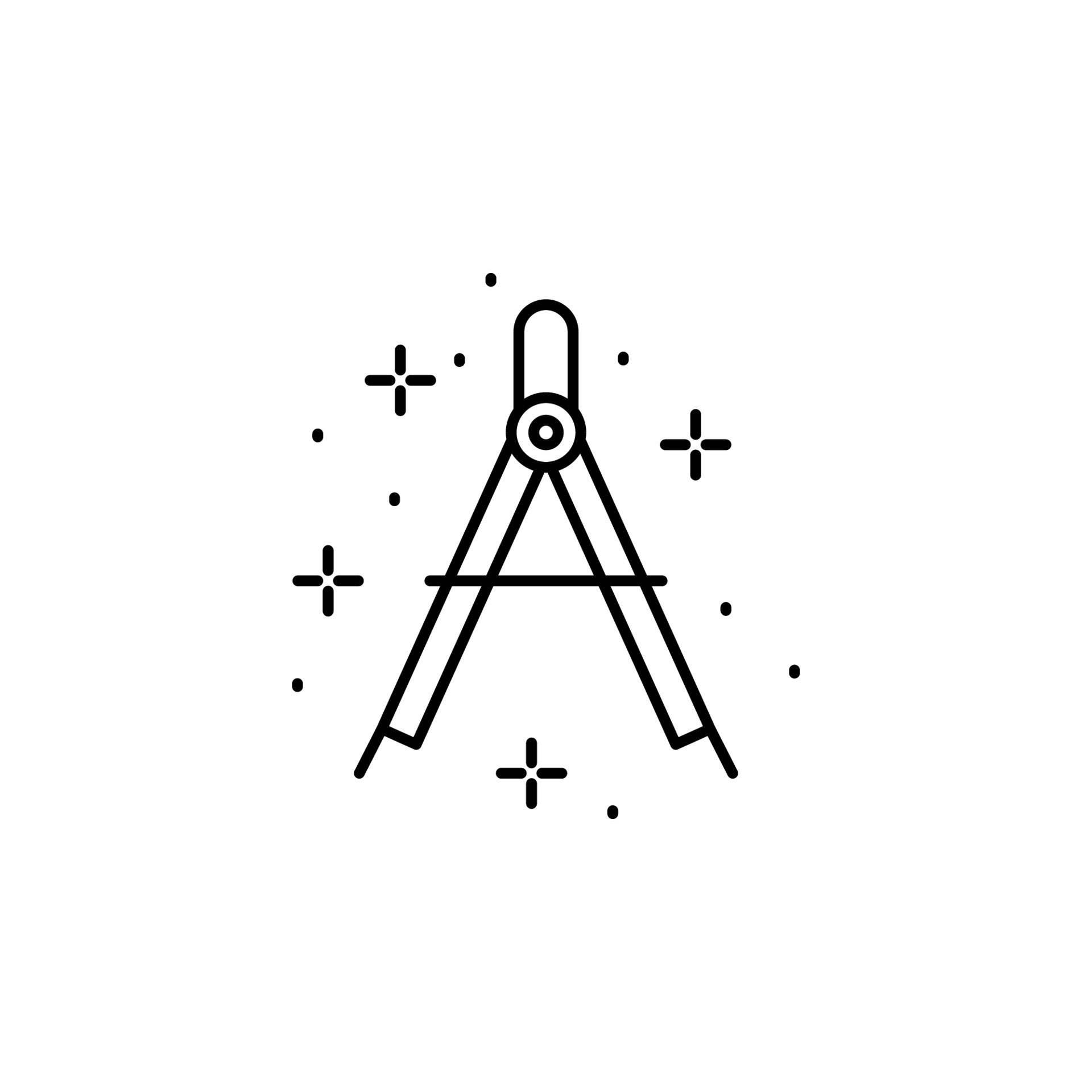 Dividers, tool vector icon 22798617 Vector Art at Vecteezy